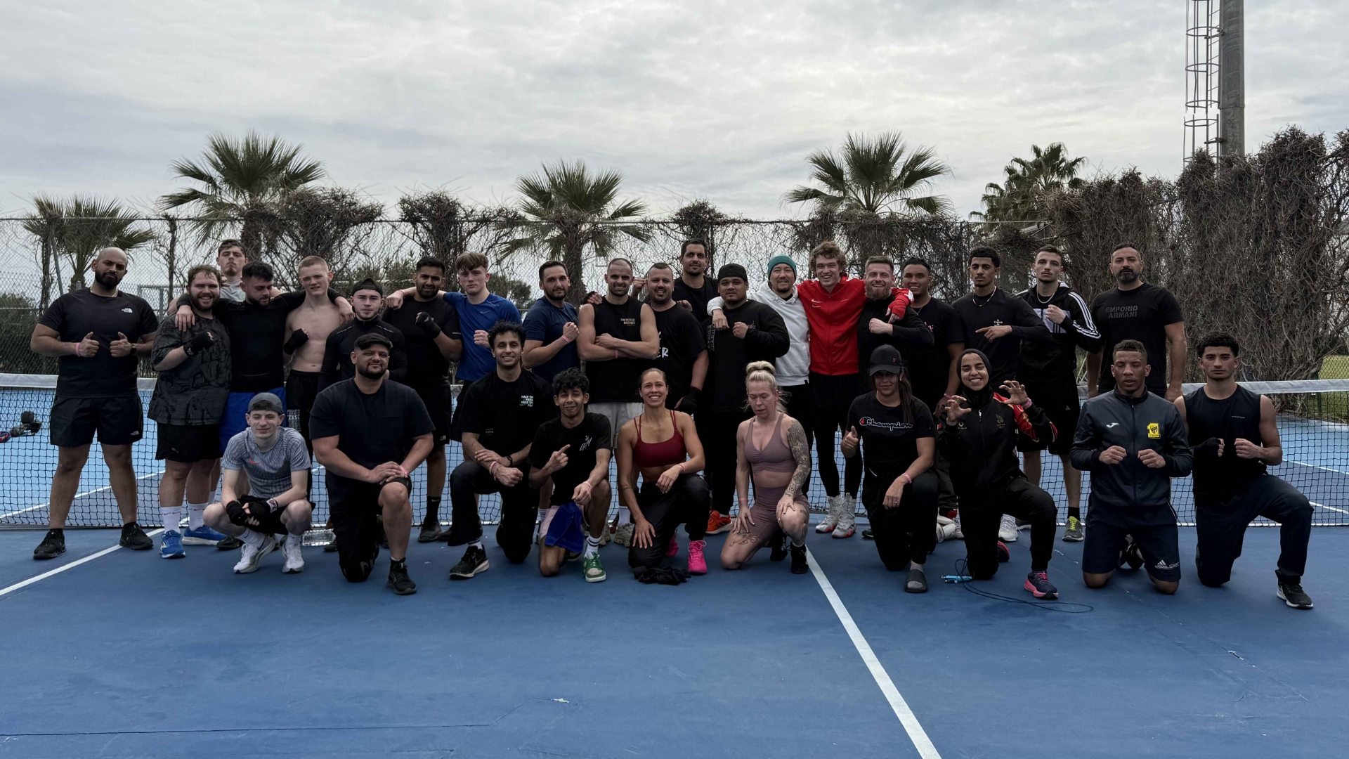 Boxers Booth world training camp